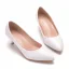 Bescheiden Witte Kantoor OL Pumps Hoge Hakken 5 cm Naaldhakken / Stiletto Spitse Neus Pumps