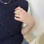 Enkla Silver Saterling Silver Casual Pärla Ringar 2023 Tillbehör