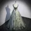 Bling Bling Dark Green Multi-Colors Sequins Prom Dresses 2022 Ball Gown Scoop Neck Sleeveless Backless Floor-Length / Long Prom Formal Dresses