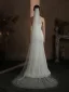 Elegant White Pearl Wedding Veils 2025 2 m Tulle