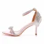 Maravilloso Multi-Colors Rhinestone Zapatos de novia 2022 7 cm Stilettos / Tacones De Aguja Correa Del Tobillo Peep Toe Boda Sandalias High Heels