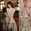 Chic / Beautiful Multi-Colors Floral Homecoming Graduation Dresses 2022 A-Line / Princess Spaghetti Straps Rhinestone Bow Sleeveless Backless Floor-Length / Long Formal Dresses