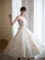 Flower Fairy Multi-Colors Sequins Homecoming Graduation Dresses 2024 A-Line / Princess Off-The-Shoulder Sleeveless Backless Tea-length Formal Dresses