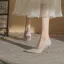Scintillantes Doré Soirée Paillettes Escarpins 2022 8 cm Talons Aiguilles À Bout Pointu Escarpins Talons Hauts