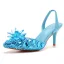 Bling Bling Gold Abend Strass Sandalen Damen Hochhackige 2023 7 cm Stilettos Spitzschuh Sandaletten