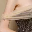 Charming Gold Sequins Evening Dresses 2022 Trumpet / Mermaid Off-The-Shoulder Sleeveless Backless Floor-Length / Long Evening Party Formal Dresses