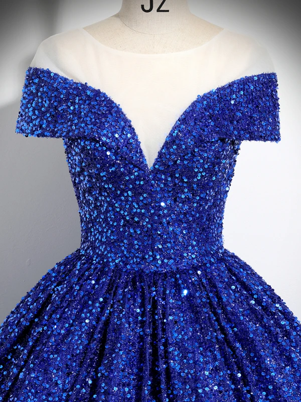 boohoo dresses formal Elizabeth K G S1909 Black Sequin Dress main image 1