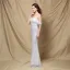 Charming Gold Sequins Evening Dresses 2022 Trumpet / Mermaid Off-The-Shoulder Sleeveless Backless Floor-Length / Long Evening Party Formal Dresses