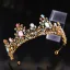 Barokowy Multi-Kolory Stop Rhinestone Ozdoby Do Włosów Ślubne Ślub Tiara 2023