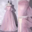 Charming Glitter Candy Pink Evening Dresses 2022 A-Line / Princess Strapless Sleeveless Backless Floor-Length / Long Evening Party Formal Dresses