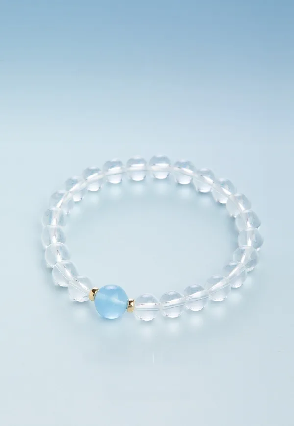 Chic / Belle Blanche Fait main Cristal Naturel Bracelets Accessorize 2025
