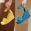 Chic / Beautiful Orange Street Wear Braid Womens Sandals 2022 Ankle Strap 12 cm Wedges Open / Peep Toe Sandals High Heels