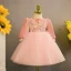 Lovely Candy Pink Sequins Short Birthday Flower Girl Dresses 2024 Ball Gown Scoop Neck Bow Short Sleeve