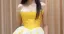 Fashion Yellow Prom Dresses 2024 Ball Gown Strapless Sleeveless Backless Sweep Train Prom Formal Dresses