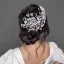 Sjarmerende Hvit Perle Rhinestone Legering Bryllup Har Tilbehor 2024