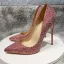 Charmant Rot Geflecktes Abend Pumps 2022 12 cm Stilettos Spitzschuh Pumps Hochhackige