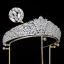 Scintillantes Argenté Faux Diamant Zircon Accessoire Cheveux Mariage 2024 Mariage Accessorize