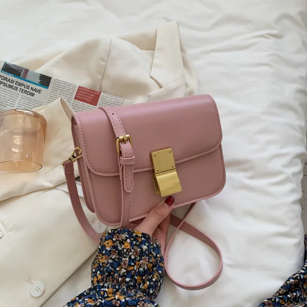Chic / Belle Noire Vêtement de rue Carrés Sacs à bandoulière Sac de messager 2023