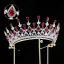 Baroque Silver Rhinestone Wedding Bridal Hair Accessories Tiara 2024 Alloy