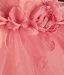 Chic / Belle Rougissant Rose Volants en Cascade Appliques Robe De Bal 2024 Robe Boule Bretelles Spaghetti Manches Courtes Dos Nu Longue Promo Robe De Ceremonie