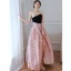 Chic / Beautiful Candy Pink Prom Dresses 2022 A-Line / Princess Strapless Sleeveless Backless Floor-Length / Long Prom Formal Dresses