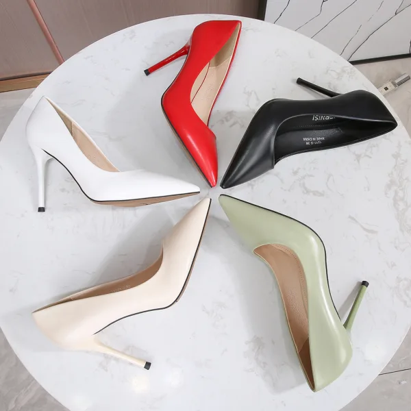 Modest / Simple Office OL Sage Green Pumps High Heels 2023 9 cm Stiletto Heels Pointed Toe Pumps