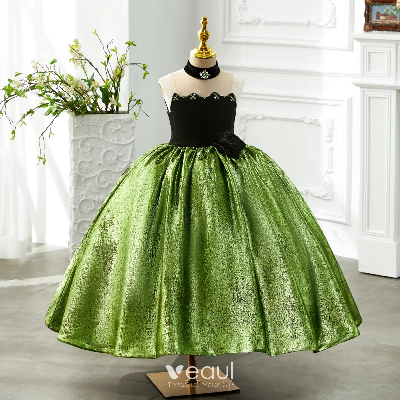green rhinestone dress Ocean Empress Green Dress (Ready To Ship), Green / XL main image 1