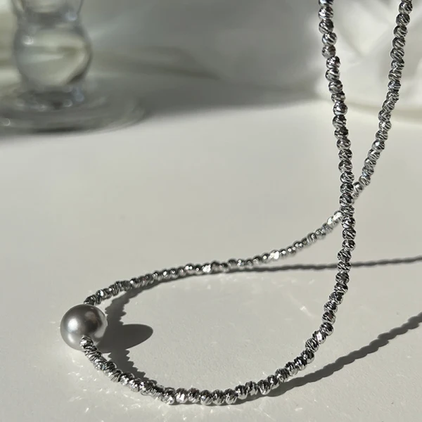 Glittrande Guld Bal Pärla Halsband Tillbehör 2023
