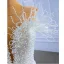 Luxury / Gorgeous Ivory Pearl Tassel Sequins Wedding Dresses 2022 Trumpet / Mermaid Scoop Neck Sleeveless Sweep Train Wedding