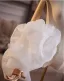 Elegant White Ruffle Wedding shawl 2025 Tulle
