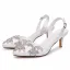 Elegant White Rhinestone Pointed Toe Wedding Shoes 2026 6 cm Stiletto Heels Wedding High Heels