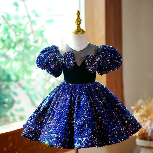 Royal blue clearance puffy dress