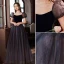 Elegant Purple Suede Sequins Prom Dresses 2022 A-Line / Princess Square Neckline Puffy Short Sleeve Backless Floor-Length / Long Prom Formal Dresses