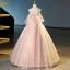 Charmant Rosa Pailletten Ballkleider 2023 Ballkleid Bandeau Ärmellos Rückenfreies Lange Ball Festliche Kleider