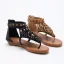 Römisch Schwarz Sommer Strand Strass Sandalen Damen 2022 Knöchelriemen Flache Peeptoes Sandaletten