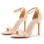 Charmant Weiß Sommer Perle Brautschuhe 2023 10 cm Stilettos Knöchelriemen Peeptoes Hochzeit Sandaletten Hochhackige