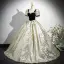 Chic Noire Faux Diamant Noeud Robe De Bal 2025 Robe Boule Encolure Carrée Gonflée Manches Courtes Dos Nu Longue Promo Robe De Ceremonie