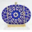 Scintillantes Bleu Roi Faux Diamant Cocktail Pochette 2023