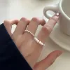 Modest / Simple Silver Sterling Silver Pearl Rings Accessories 2023