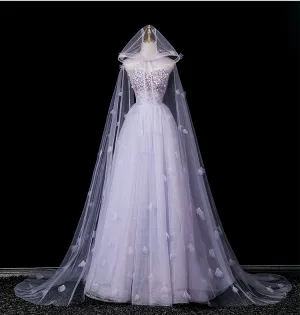 Chic Beautiful Lavender Appliques Rhinestone Prom Dresses 2025 A Line Princess Strapless Sleeveless Backless Floor Length Long Formal Dresses