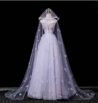Mooie Prachtige Lavendel Appliques Rhinestone Galajurken 2025 A Lijn Strapless Mouwloos Ruglooze Lange Gelegenheid Jurken