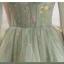 Charmant Vert Cendré de retour En Dentelle Fleur Robe De Graduation Robe De Bal Robe De Cocktail 2023 Princesse De l'épaule Sans Manches Dos Nu Asymétrique Robe De Ceremonie