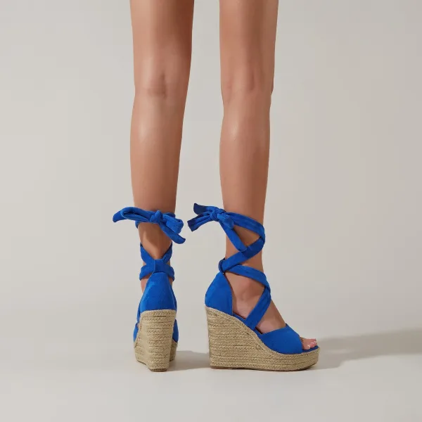 Piękne Czarne Zużycie ulicy Warkocz Sandały Damskie 2022 Z Paskiem 11 cm Na Koturnie Peep Toe Boots