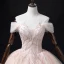 Charmant Dégradé De Couleur Rougissant Rose Robe De Bal 2022 Robe Boule De l'épaule Perlage Paillettes Sans Manches Dos Nu Longue Robe De Ceremonie