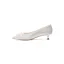 Bling Bling Champagne Perlage Paillettes Chaussure De Mariée 2023 Cuir 3 cm Talons Aiguilles Talon Bas À Bout Pointu Mariage Escarpins Talons Hauts