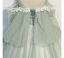 Elegant Sage Green Rhinestone Lace Flower Prom Dresses 2023 A-Line / Princess Off-The-Shoulder Sleeveless Backless Floor-Length / Long Prom Formal Dresses