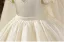 Elegant Ivory Rhinestone Appliques Wedding Flower Girl Dresses 2025 Ball Gown Scoop Neck Puffy Short Sleeve Floor-Length / Long Flower Girl Dresses