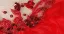 Vintage / Retro Red Beading Sequins Lace Flower Appliques Prom Dresses 2025 Ball Gown Scoop Neck Long Sleeve Backless Floor-Length / Long Formal Dresses