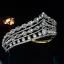 Barokk Sølv Perle Rhinestone Bryllup Tiara 2022 Legering Har Tilbehor
