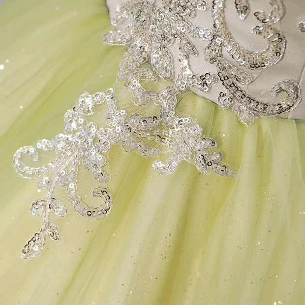 Modern / Fashion Sage Green Sequins Prom Dresses 2023 Ball Gown Off-The-Shoulder Sleeveless Backless Floor-Length / Long Prom Formal Dresses